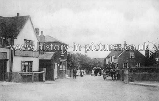 The Post Office and Village, Goldhanger, Essex. c.1910